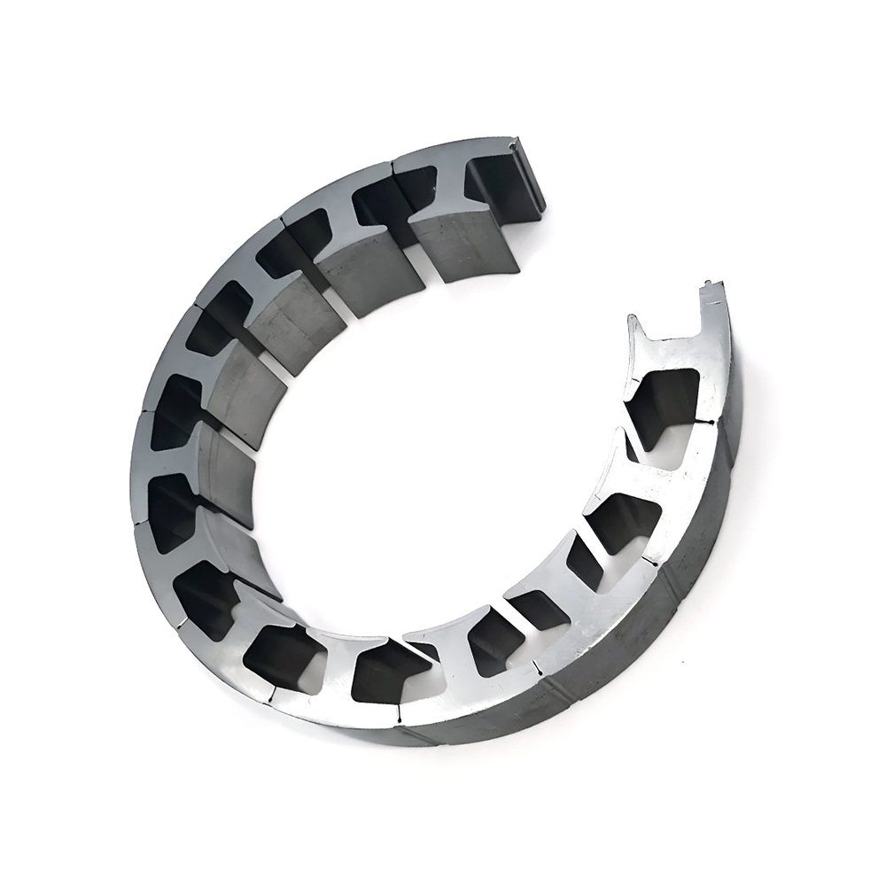 Segmented rotor core